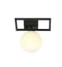 Emibig Luz de techo Imago Acero Negro | Apta para 1x E14 - Max 10W