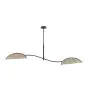 Emibig Luz de techo Lotus Acero Negro | Apta para 2x E14 - Max 10W