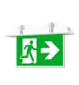 Noxion LED Señal de salida de emergencia 1W 20lm - 860 Luz de Día | Emergeny 3H - Autotest - incl. 4 directions