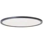 Brilliant Brennan Luz de techo Plástico Negro Blanco 18W 2700lm - 827-840 CCT | 420mm - IP44 - 3 Pasos Regulable