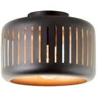 Brilliant Tyas Luz de techo Metal Negro Oro | 270mm - Apta para 1x E27