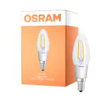 Osram Superstar Classic LED E14 Vela Con Filamento Clara 4W 470lm - 822-827 Dim To Warm | Regulable - Reemplazo 40W