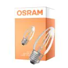 Osram Classic LED E27 Vela Con Filamento Clara 4.8W 470lm - 827 Luz Muy Cálida | Regulable - Reemplazo 40W