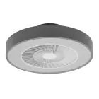 Ledvance Smart+ WIFI Ventilador de techo Cilindro Gris + Mando a distancia  | Ajustable Blanco