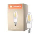 Ledvance Smart+ Wifi E14 Vela Classic con Filamento 4W 470lm - 827 Luz muy Cálida | Regulable - Reemplazo 40W