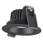 Ledvance Foco LED Adjust Aluminium Negro 8W 680lm 36D - 930 Luz Cálida | Recorte 68mm - IP20 - Mejor reproducción de color - Regulable