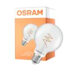 Osram Vintage 1906 LED E27 Globe Con Filamento Clara 4.6W 470lm - 927 Luz Muy Cálida | Mejor Reproducción De Color - Regulable - Reemplazo 40W