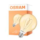 Osram Vintage 1906 LED E27 Globe Con Filamento Oro 8W 806lm - 922 Luz Muy Cálida | Mejor Reproducción De Color - Regulable - Reemplazo 60W