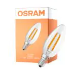 Osram LED Classic E14 Vela Con Filamento Clara 1.2W 255lm - 840 Blanco Frio | Reemplazo 25W