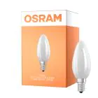 Osram LED Classic E14 Vela Con Filamento Mate 1.2W 255lm - 827 Luz Muy Cálida | Reemplazo 25W