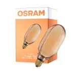Osram Vintage 1906 LED E27 Globe Con Filamento Oro 100mm 4W 220lm - 818 Luz Muy Cálida | Regulable - Reemplazo 60W