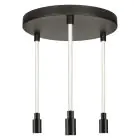 Ledvance Decor Glow Colgante De Luz Negro 28W 1400lm - 927 Luz Muy Cálida | 400mm - Mejor Reproducción De Color