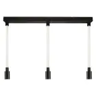 Ledvance Decor Glow Colgante De Luz Negro 28W 1400lm - 927 Luz Muy Cálida | 700mm - Mejor Reproducción De Color