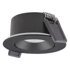 Ledvance Foco LED Air Adjust Aluminium Negro 4W 320lm 36D - 930 Luz Cálida | Recorte 68mm - IP23 - Mejor reproducción de color - Regulable
