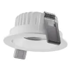 Ledvance Foco LED Adjust Aluminium Blanco 8W 680lm 36D - 930 Luz Cálida | Recorte 83mm - IP20 - Mejor Reproducción De Color - Regulable