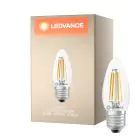 Ledvance Classic LED E27 Vela Con Filamento Clara 3.4W 470lm - 827 Luz Muy Cálida | Reemplazo 40W