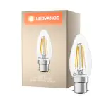 Ledvance Classic LED B22 Vela Con Filamento Clara 3.4W 470lm - 827 Luz Muy Cálida | Reemplazo 40W