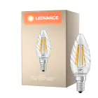 Ledvance Classic LED E14 TWisted Vela Con Filamento Clara 3.4W 470lm - 827 Luz Muy Cálida | Reemplazo 40W
