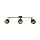 Ledvance Decor Foco Hornet Techo Foco Negro 3x2.8W - 827 Luz Muy Cálida | Incl. 3x E14