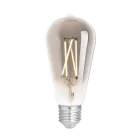 WiZ Smart LED E27 Edison Con Filamento Smoke 6.5W 400lm - 820-850 Ajustable Blanco | Regulable - Reemplazo 35W