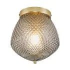 Nordlux Orbiform Luz de techo Vidrio y Metal Latón | 230mm - Apta para E27