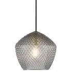 Nordlux Orbiform Colgante De Luz Vidrio Gris | Apta para 1x E27