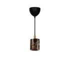 Nordlux Siv Colgante De Luz Mármol y Metal Marrón | 65mm - Apta para E27