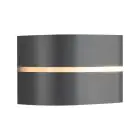 Nordlux Sibelis Luz De Pared Aluminium Gris | IP44 - Apta para E27