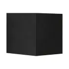 Nordlux Milda Kubi Luz De Pared Aluminium Negro 4.9W 290lm - 830 Luz Cálida