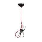 Emibig Colgante De Luz Bobi Acero Negro | Apta para 1x E27 - Max 15W