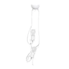 Emibig Colgante De Luz Bobi Acero Blanco | Apta para 2x E27 - Max 15W