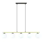 Emibig Colgante De Luz Allora Acero Negro | Apta para 5x E14 - Max 10W