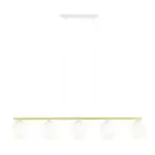 Emibig Colgante De Luz Allora Acero Blanco | Apta para 5x E14 - Max 10W