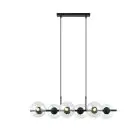 Emibig Colgante De Luz Rory Acero Negro | Apta para 6x E14 - Max 10W