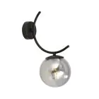 Emibig Luz De Pared Boston Acero Negro | Apta para 1x E14 - Max 10W