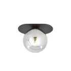 Emibig Luz de techo Plaza Acero Negro | Apta para 1x E14 - Max 10W
