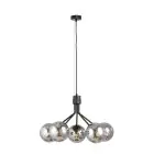 Emibig Colgante De Luz Nova Acero Negro | Apta para 5x E14 - Max 10W