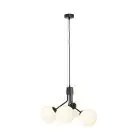 Emibig Colgante De Luz Nova Acero Negro | Apta para 4x E14 - Max 10W