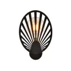 Emibig Luz De Pared Playa Acero Negro | Apta para 1x E27 - Max 15W