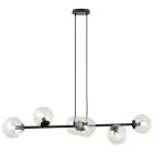 Emibig Colgante De Luz Rossi Acero Negro | Apta para 6x E14 - Max 10W