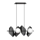 Emibig Colgante De Luz Drifton Acero Negro | Apta para 4x E14 - Max 10W