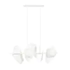 Emibig Colgante De Luz Drifton Acero Blanco | Apta para 4x E14 - Max 10W