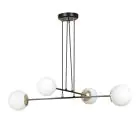 Emibig Colgante De Luz Ognis Acero Negro | Apta para 4x E27 - Max 10W