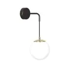 Emibig Luz De Pared Ognis Acero Negro | Apta para 1x E27 - Max 10W