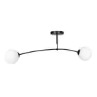 Emibig Luz de techo Pregos Acero Negro | Apta para 2x E14 - Max 10W