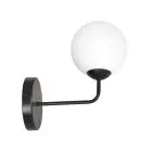 Emibig Luz De Pared Pregos Acero Negro | Apta para 1x E14 - Max 10W