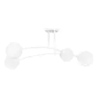 Emibig Luz de techo Pregos Acero Blanco | Apta para 4x E14 - Max 10W