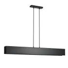 Emibig Colgante De Luz Gentor Acero Negro | Apta para 4x E27 - Max 15W