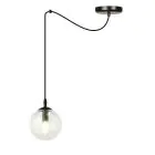 Emibig Colgante De Luz Gigi Acero Negro | Apta para 1x E14 - Max 10W