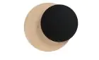 Emibig Luz De Pared Círculo Acero Negro | Apta para 1x G9 - Max 8W